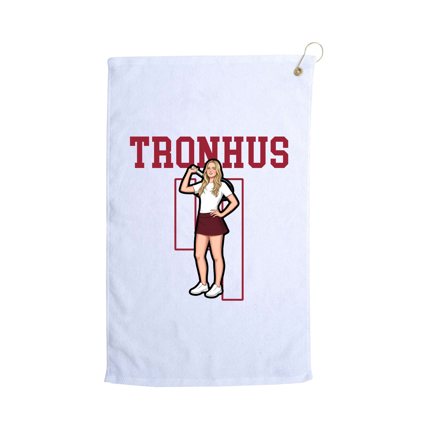 Golf Towel — Shirsey in White