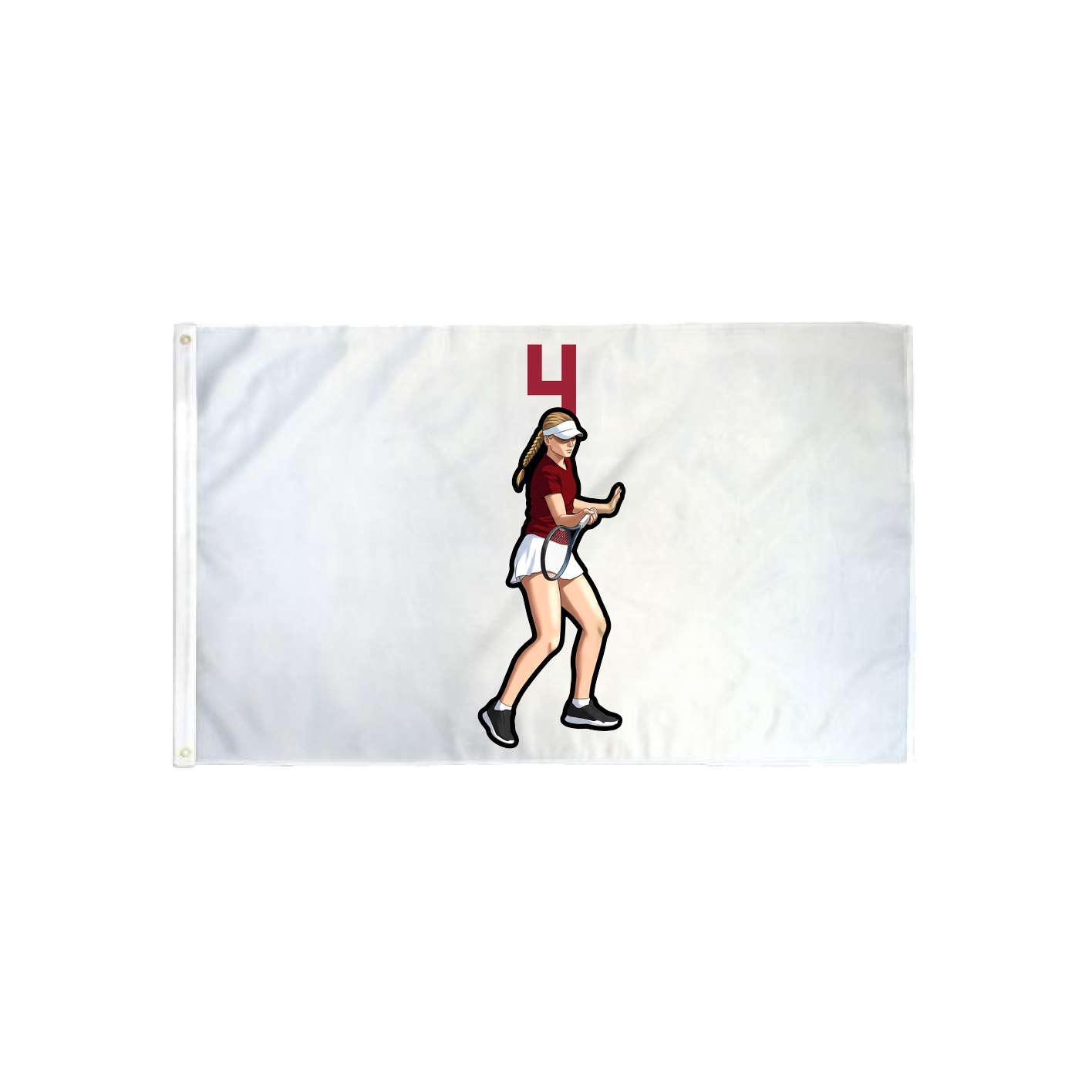3x5 Flag — Number Top in Classic