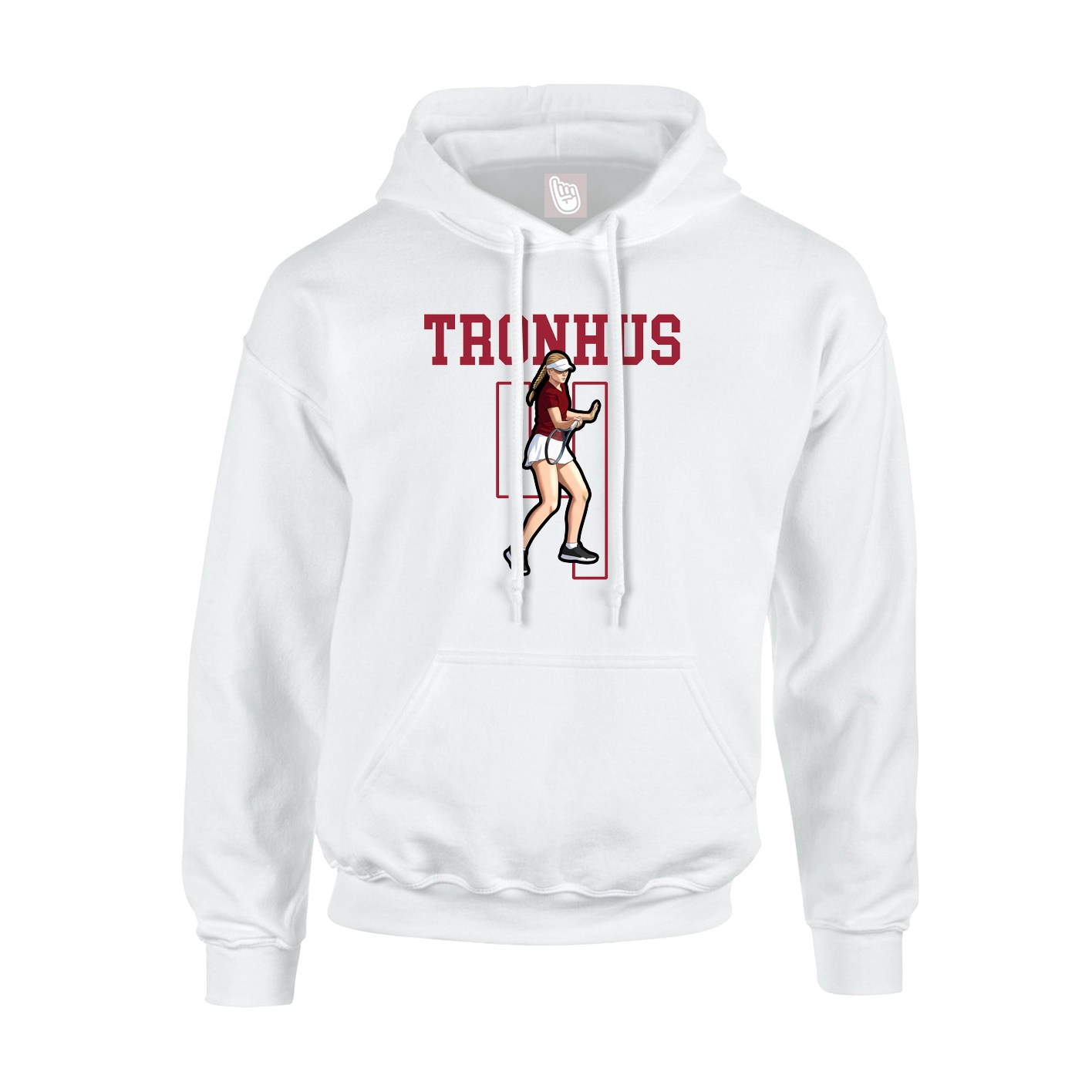 Hoodie — Shirsey in White