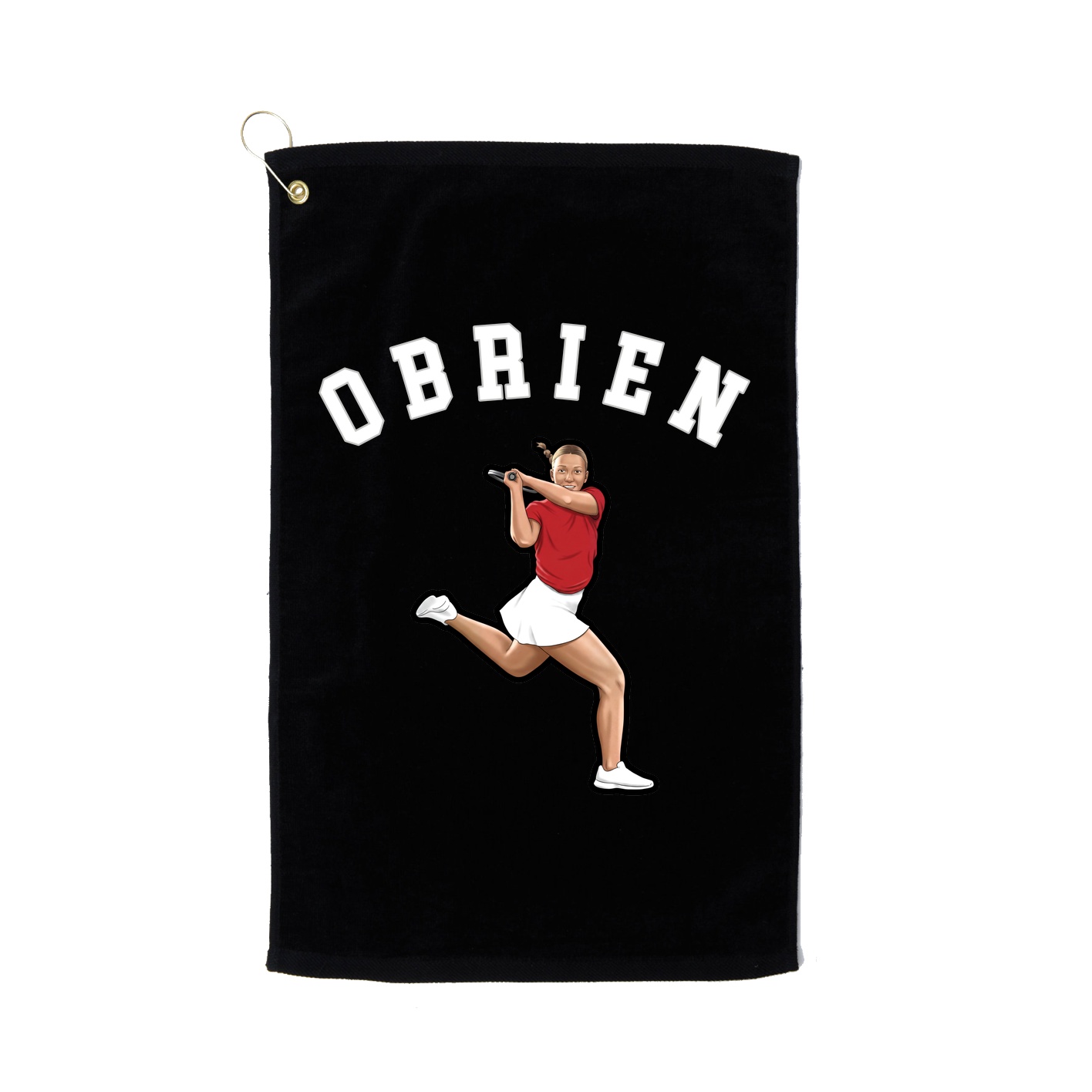 Golf Towel — Shirsey Arch in Black