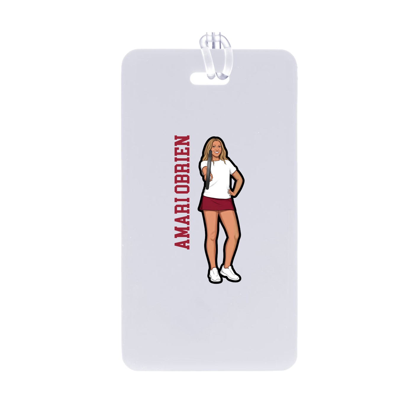 Bag Tag — Name Vertical in Classic