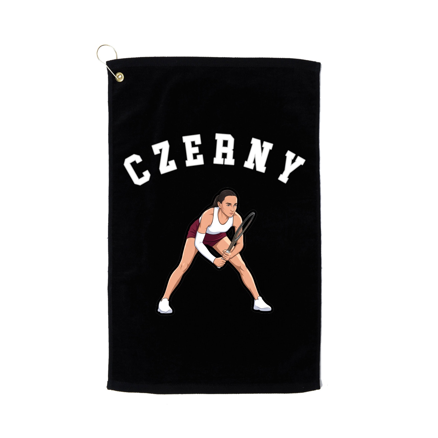 Golf Towel — Shirsey Arch in Black