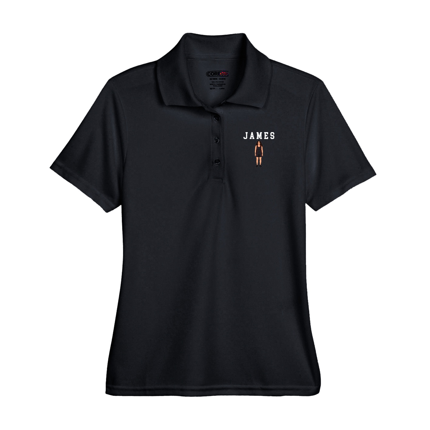 Performance Polo — Shirsey in Black