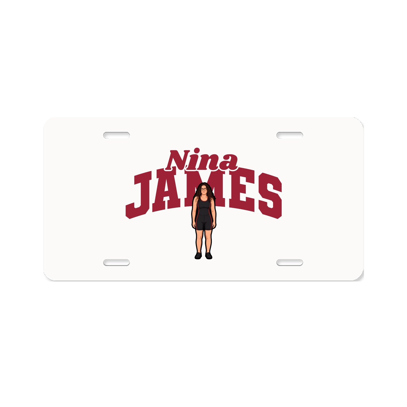License Plate — Signature Arch in Classic