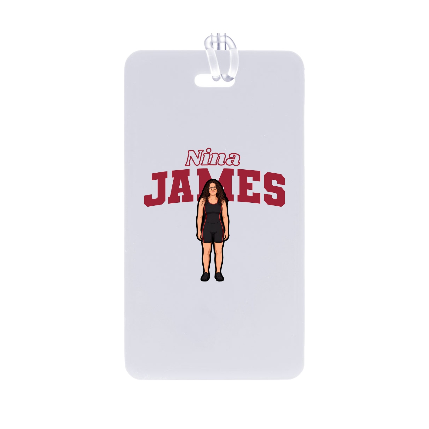 Bag Tag — Name Arch in Classic
