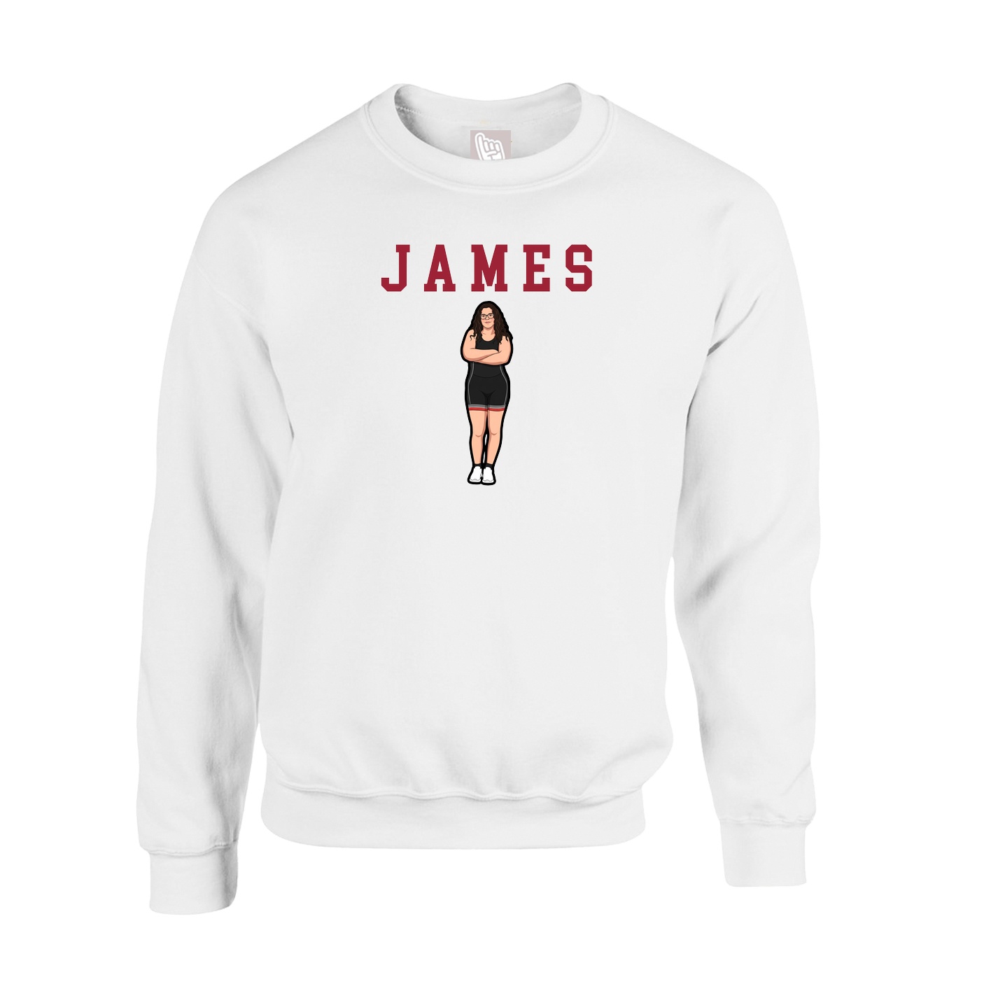 Fleece Crew — Shirsey in White