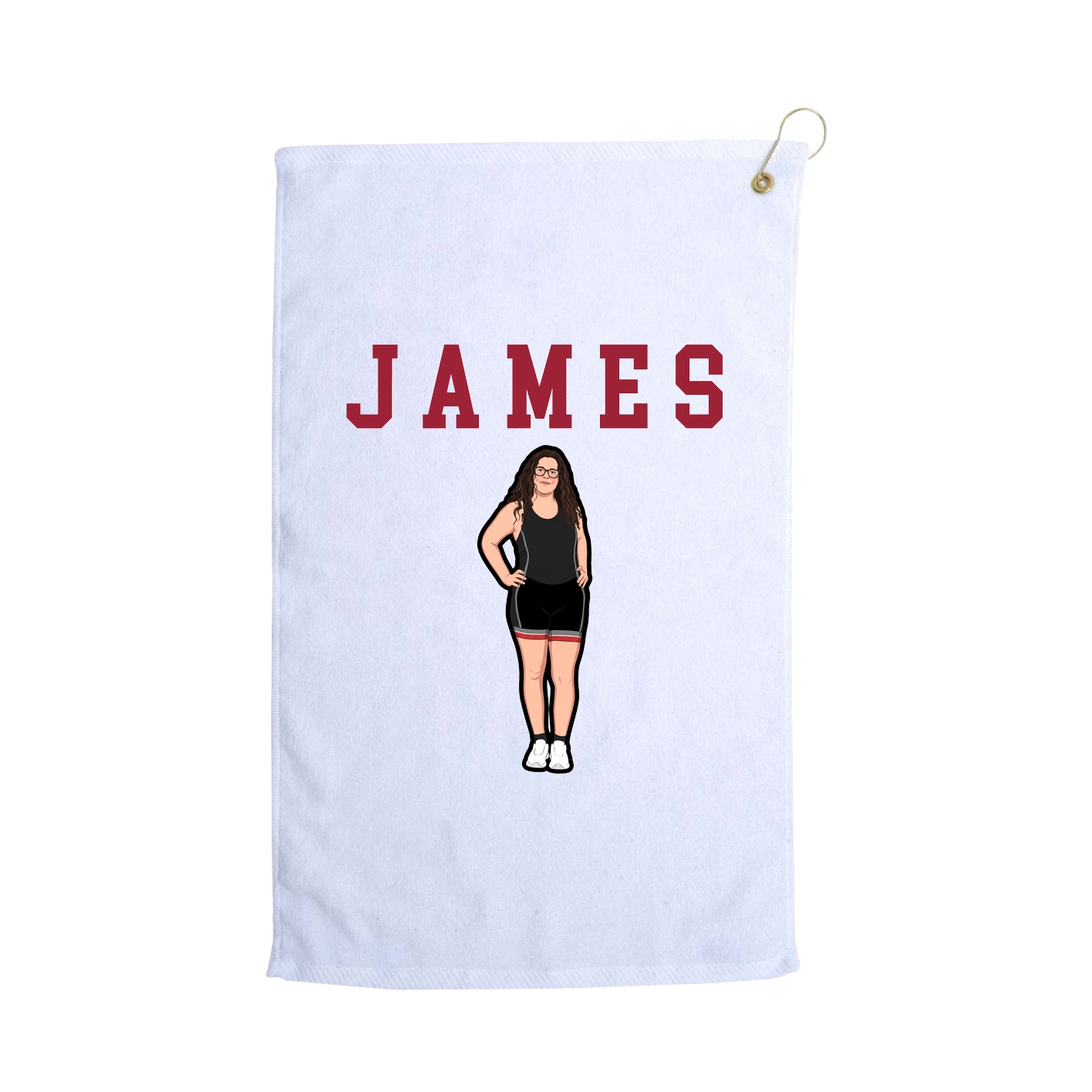 Golf Towel — Shirsey in White