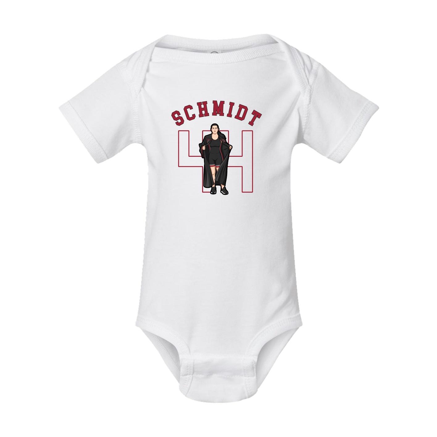 Baby Onesie — Shirsey Arch in White