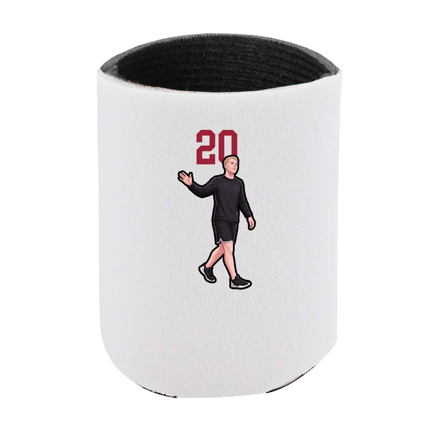 Can Holder — Number Top in White