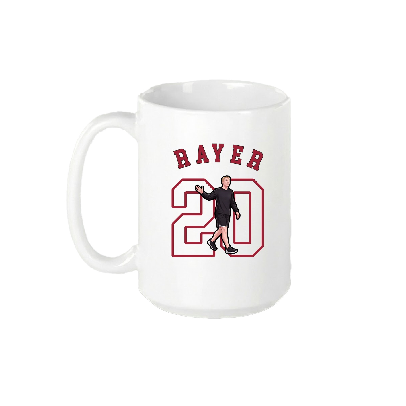 15oz Coffee Mug — Shirsey Arch in White