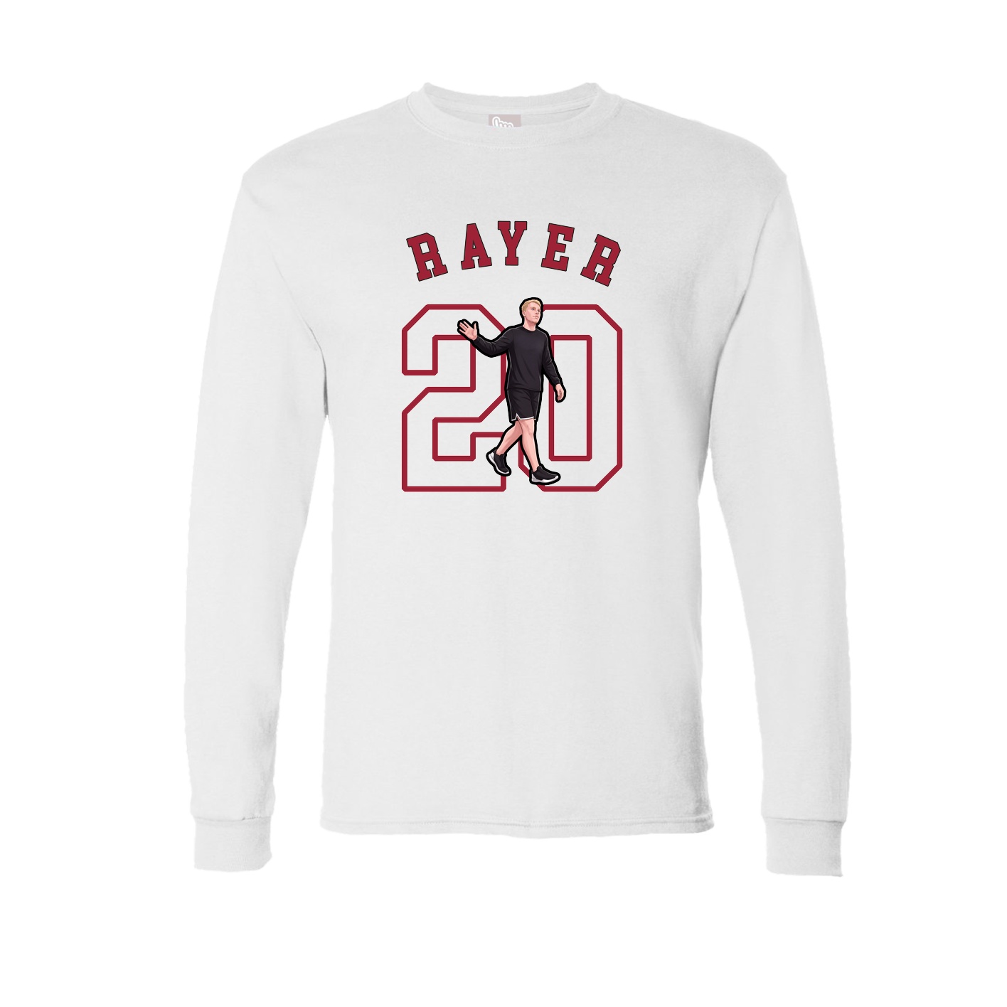 Long Sleeve Tee — Shirsey Arch in White