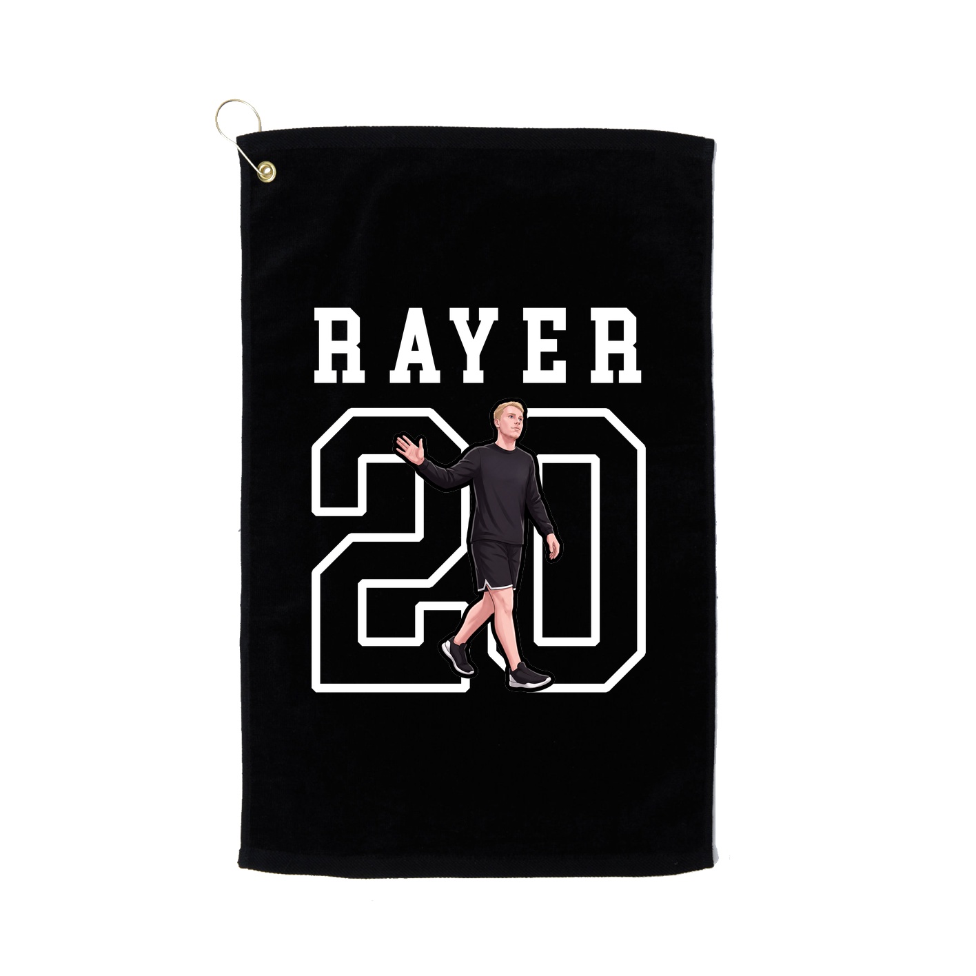 Golf Towel — Shirsey in Black