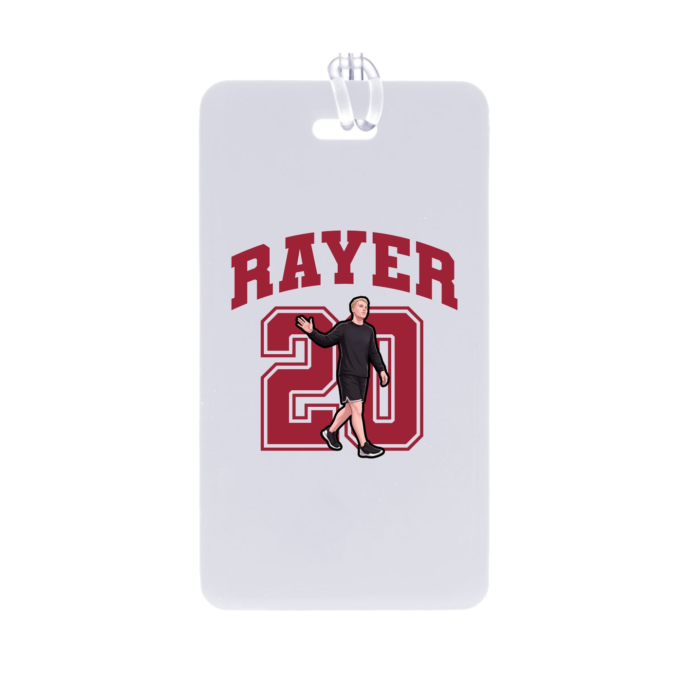 Bag Tag — Number in Classic