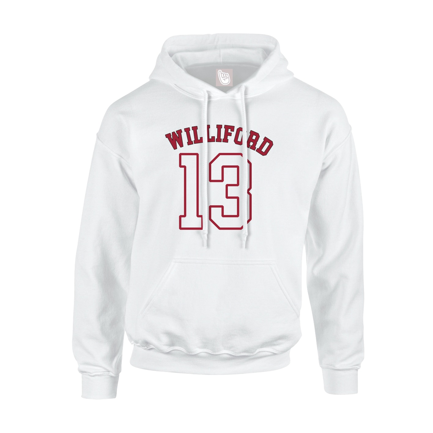 Hoodie — Shirsey Arch in White