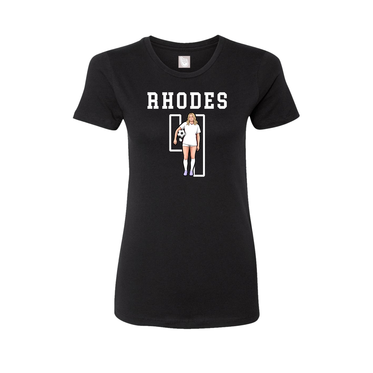Fitted Women's Tee — Shirsey in Black
