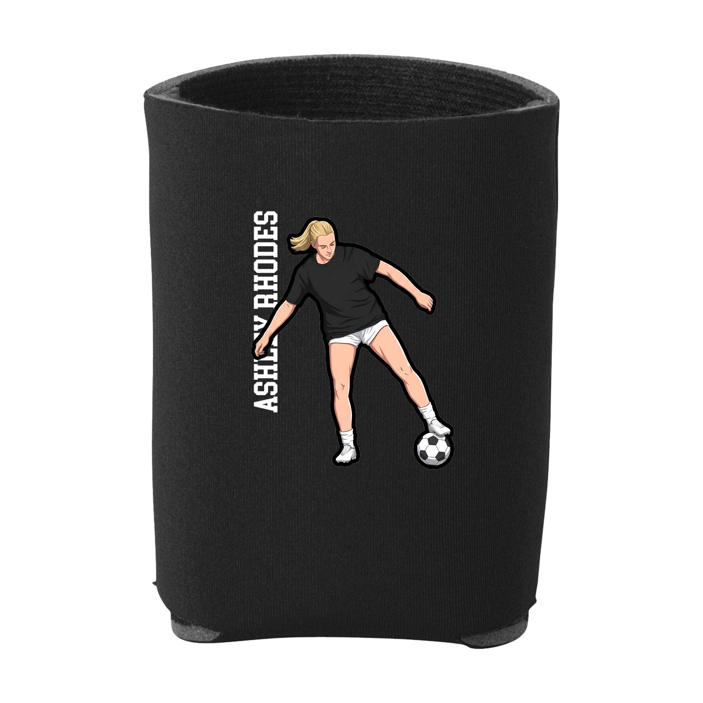 Can Holder — Name Vertical in Black