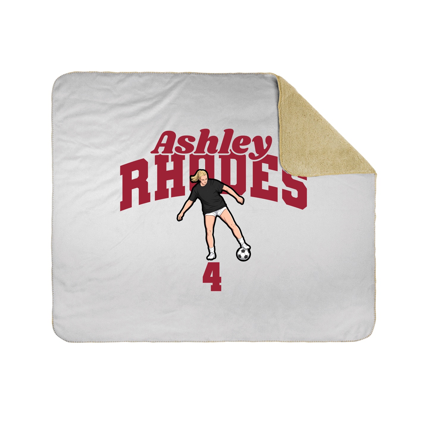 Throw Blanket — Signature Arch in White