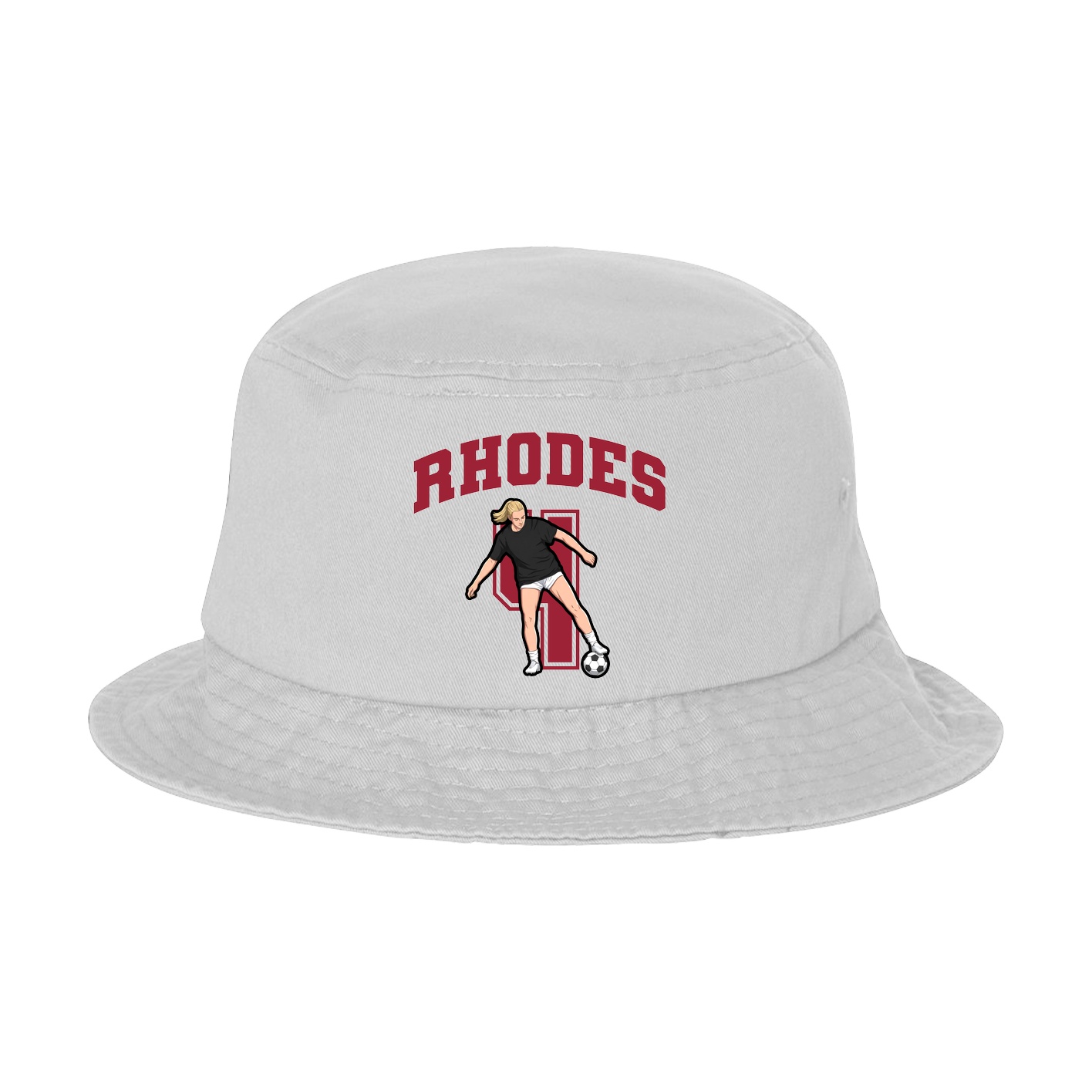 Bucket Cap — Number in White