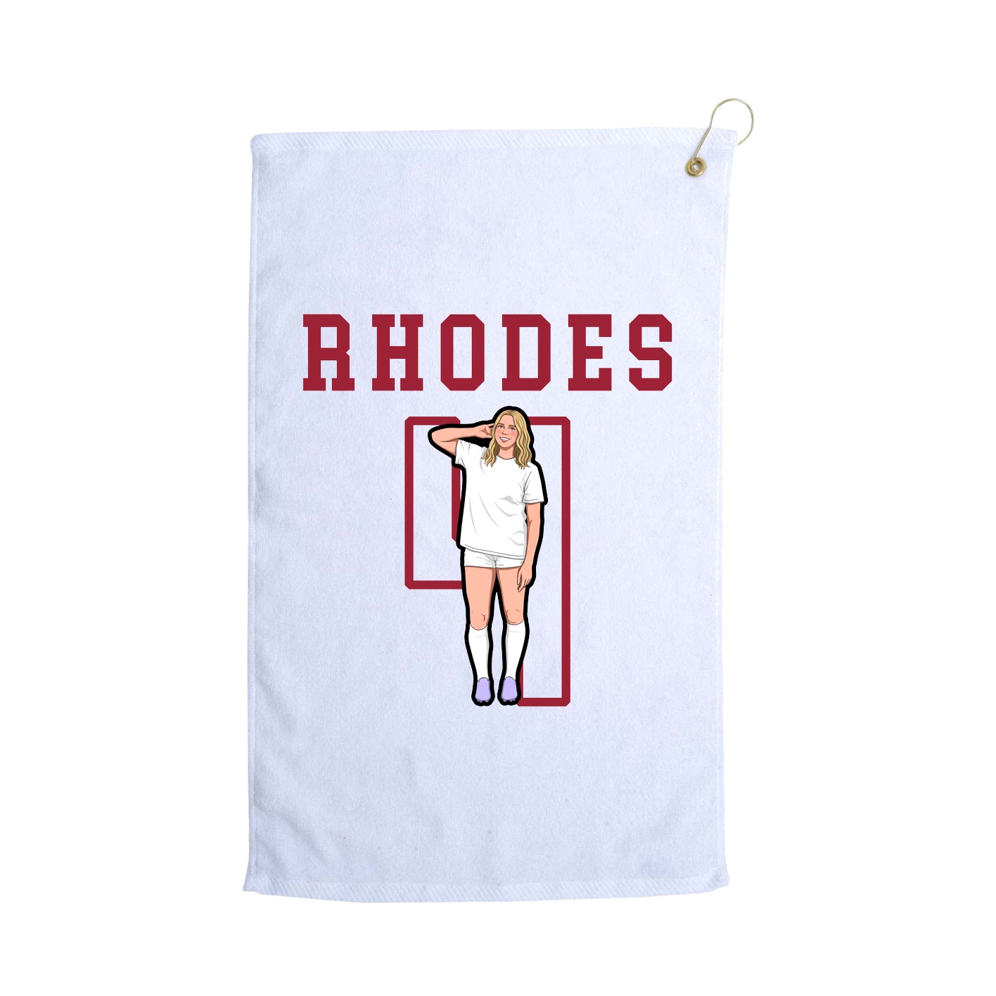 Golf Towel — Shirsey in White