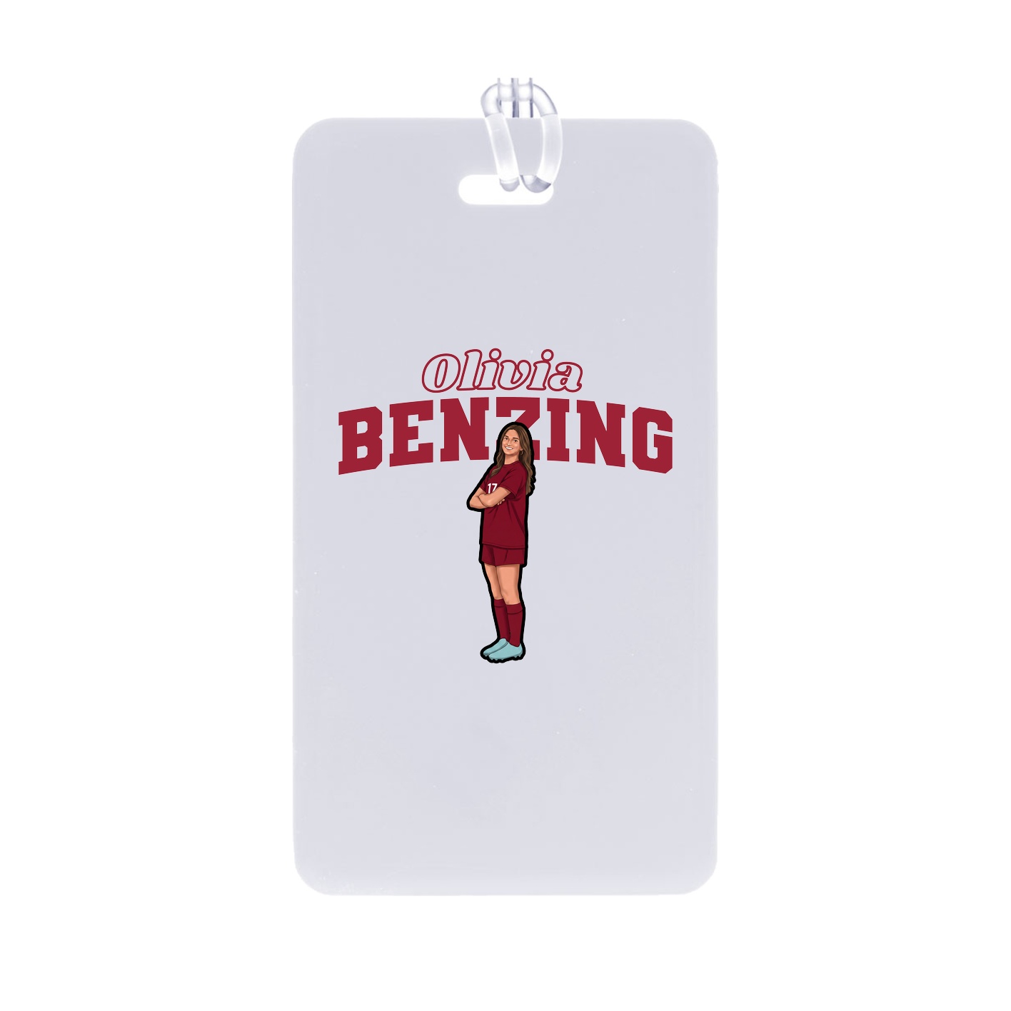 Bag Tag — Name Arch in Classic