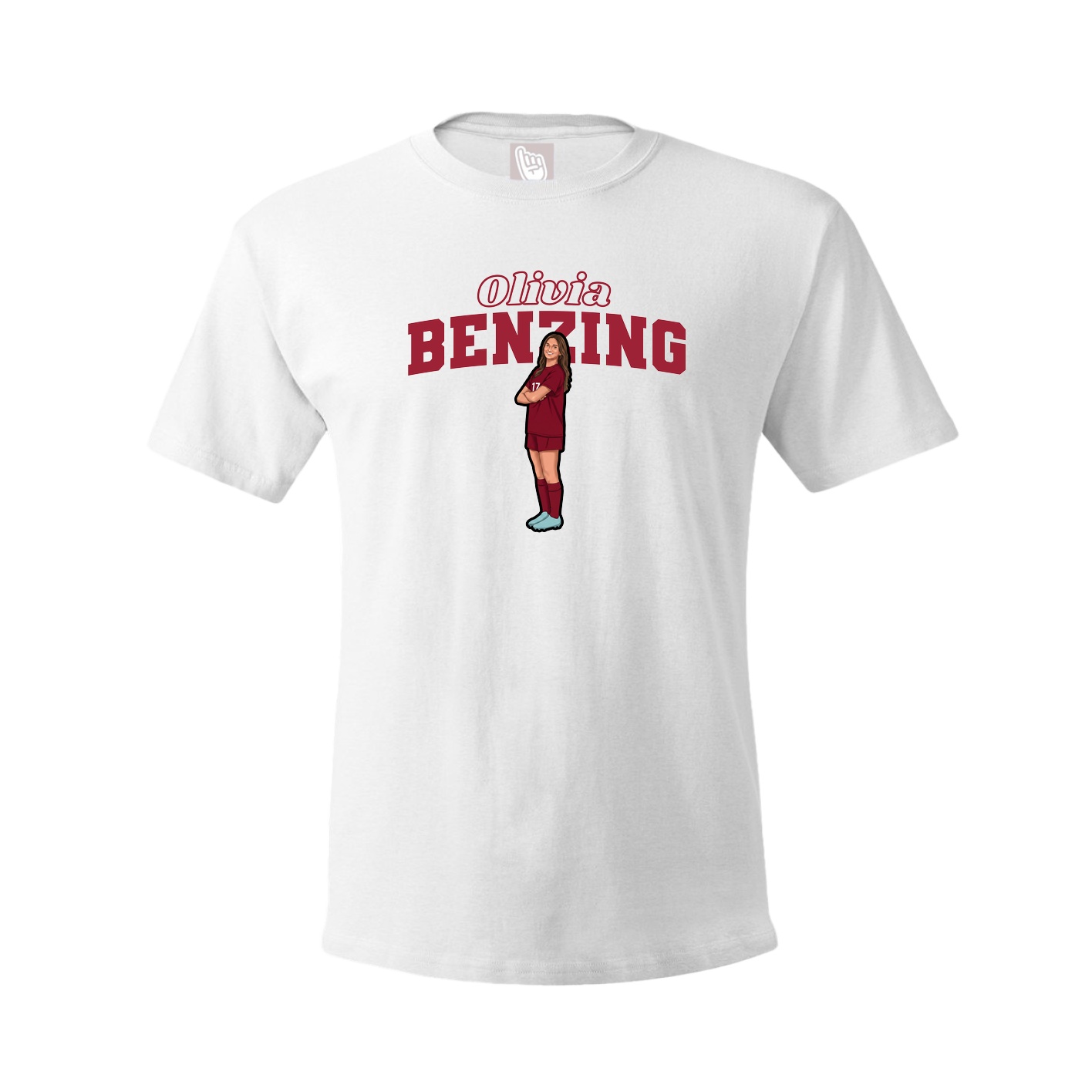 Tee — Name Arch in White