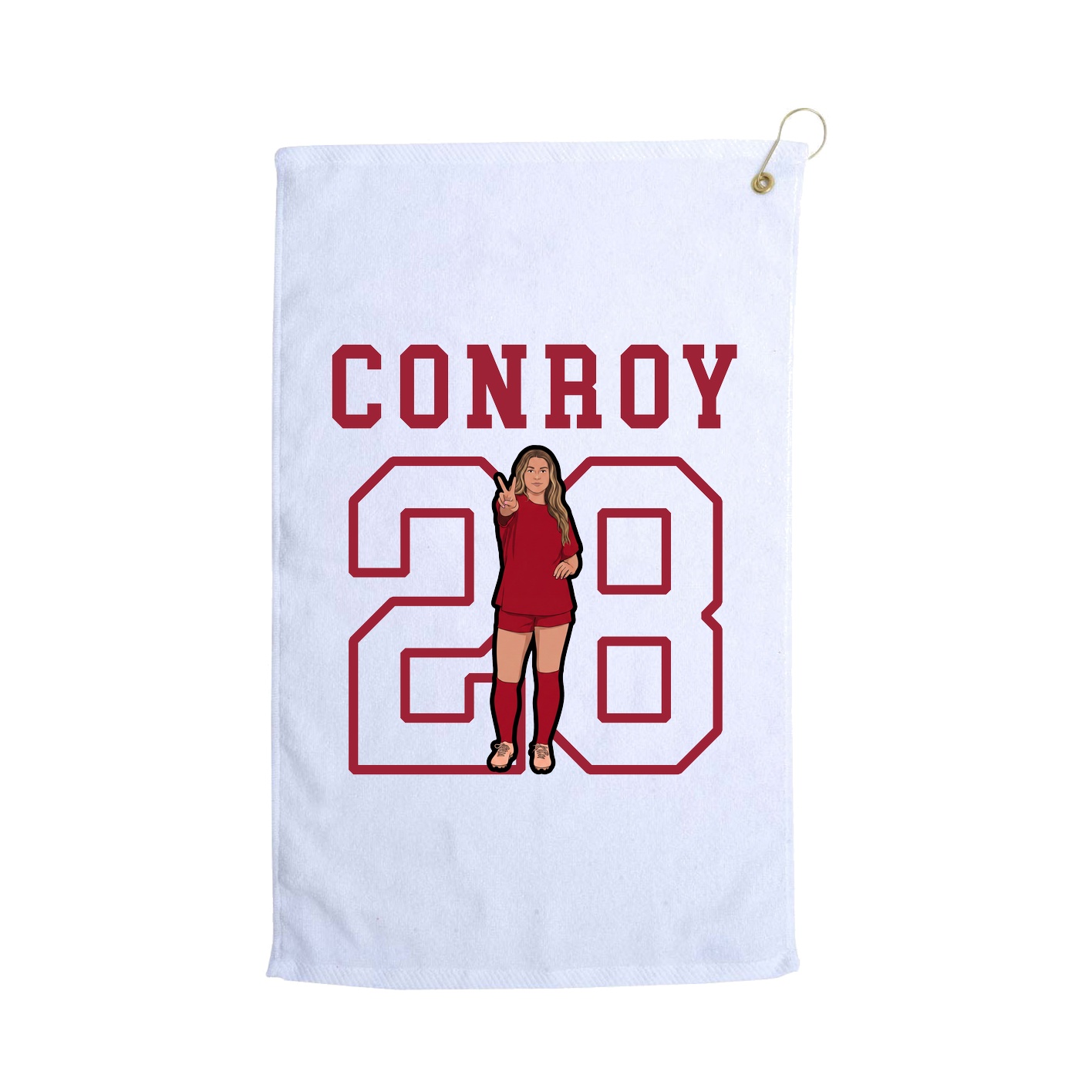 Golf Towel — Shirsey in White