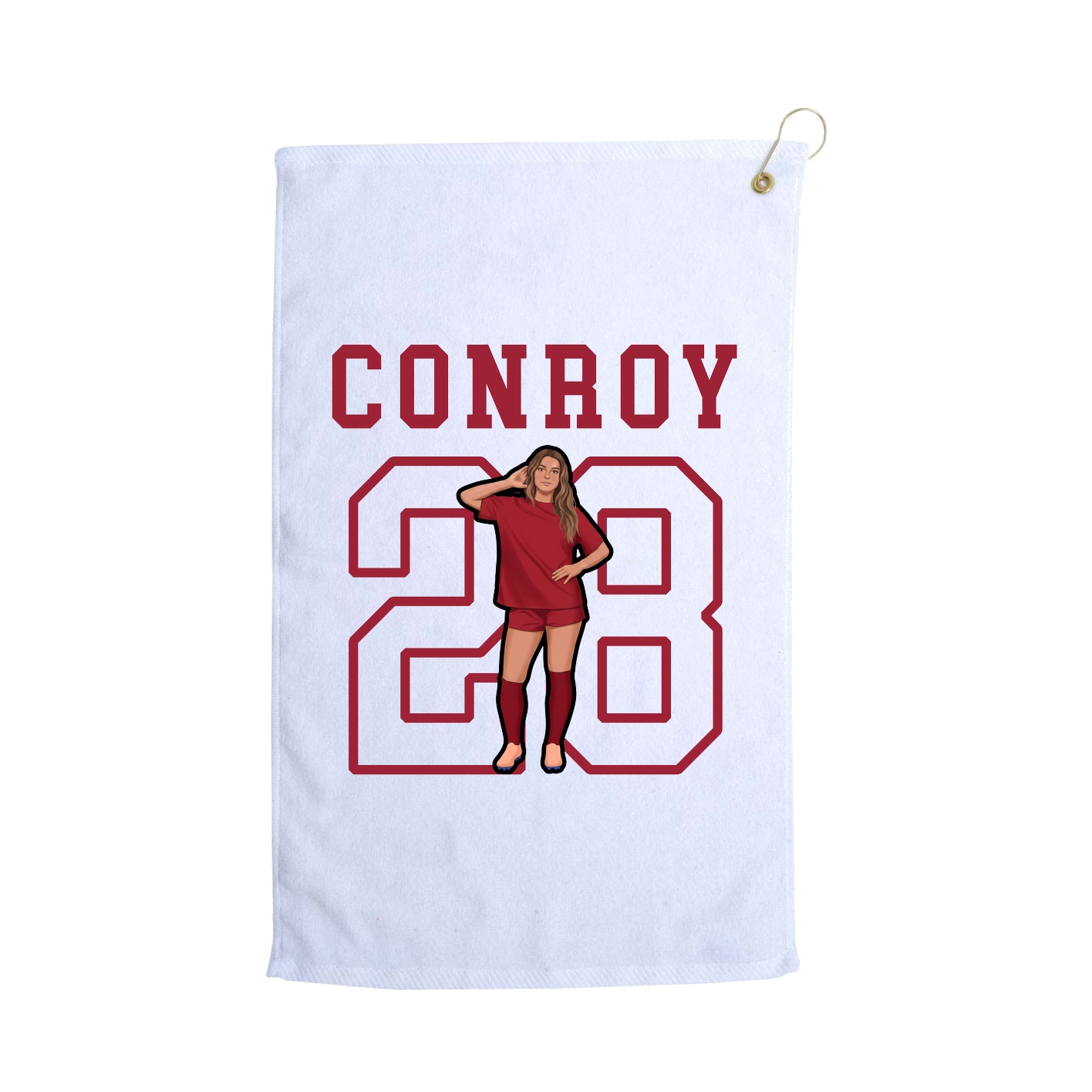 Golf Towel — Shirsey in White