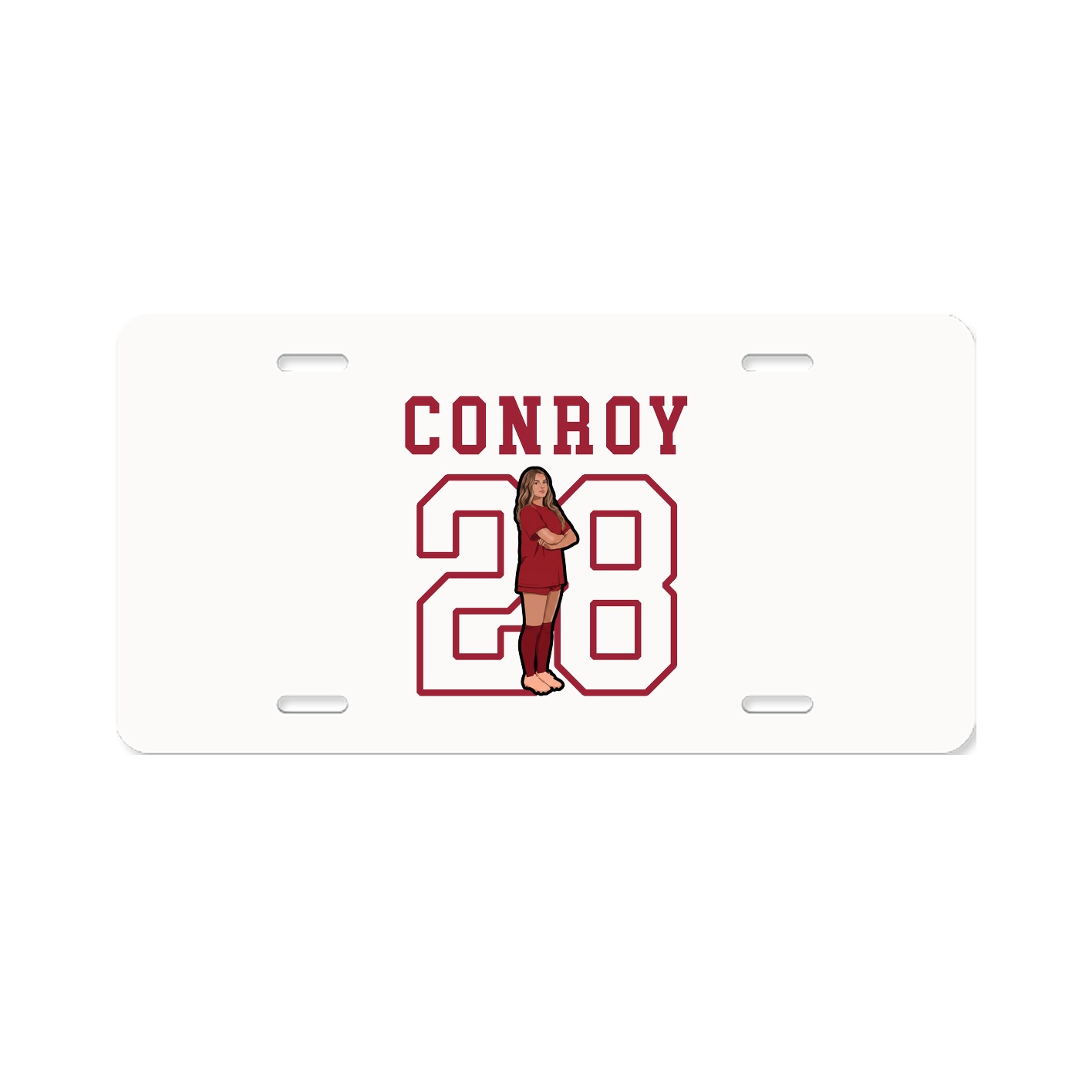 License Plate — Shirsey in Classic