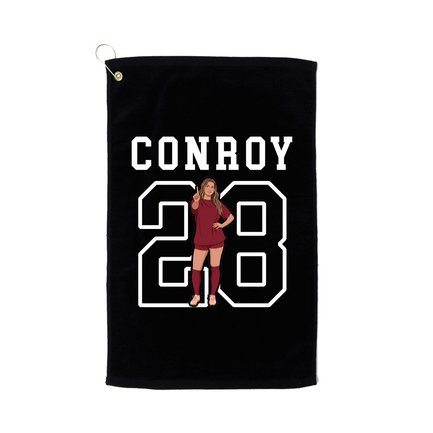 Golf Towel — Shirsey in Black