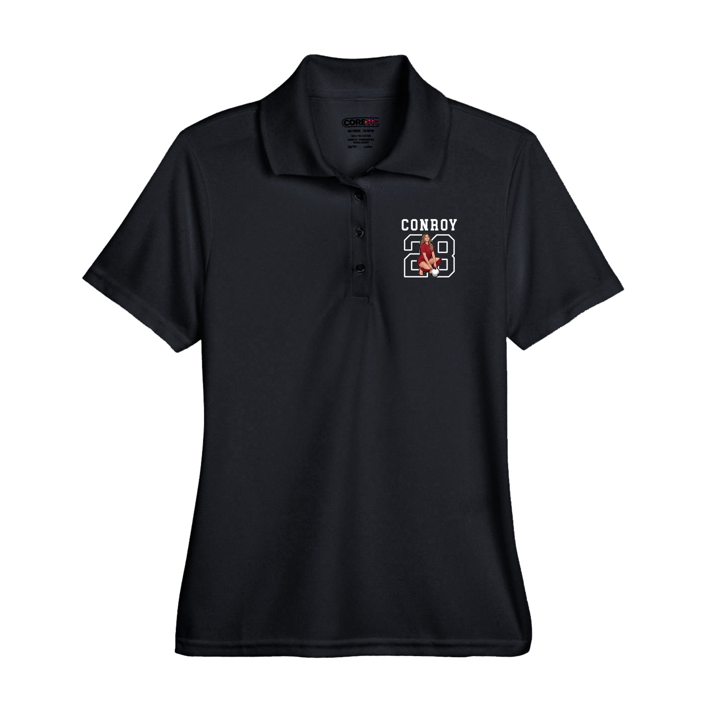 Performance Polo — Shirsey in Black