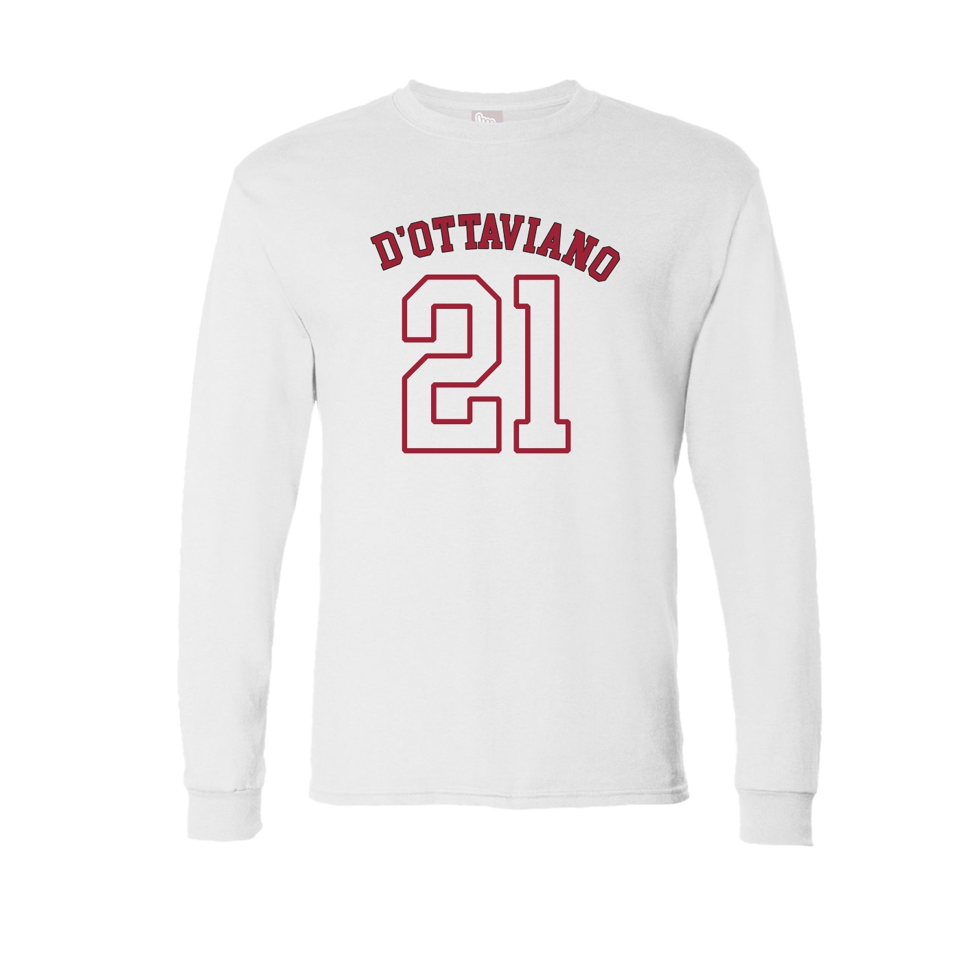Long Sleeve Tee — Shirsey Arch in White