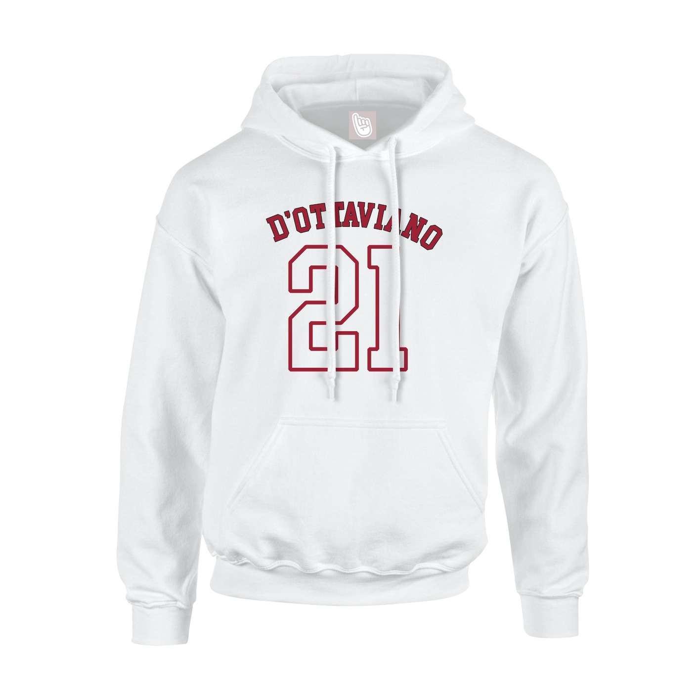 Hoodie — Shirsey Arch in White