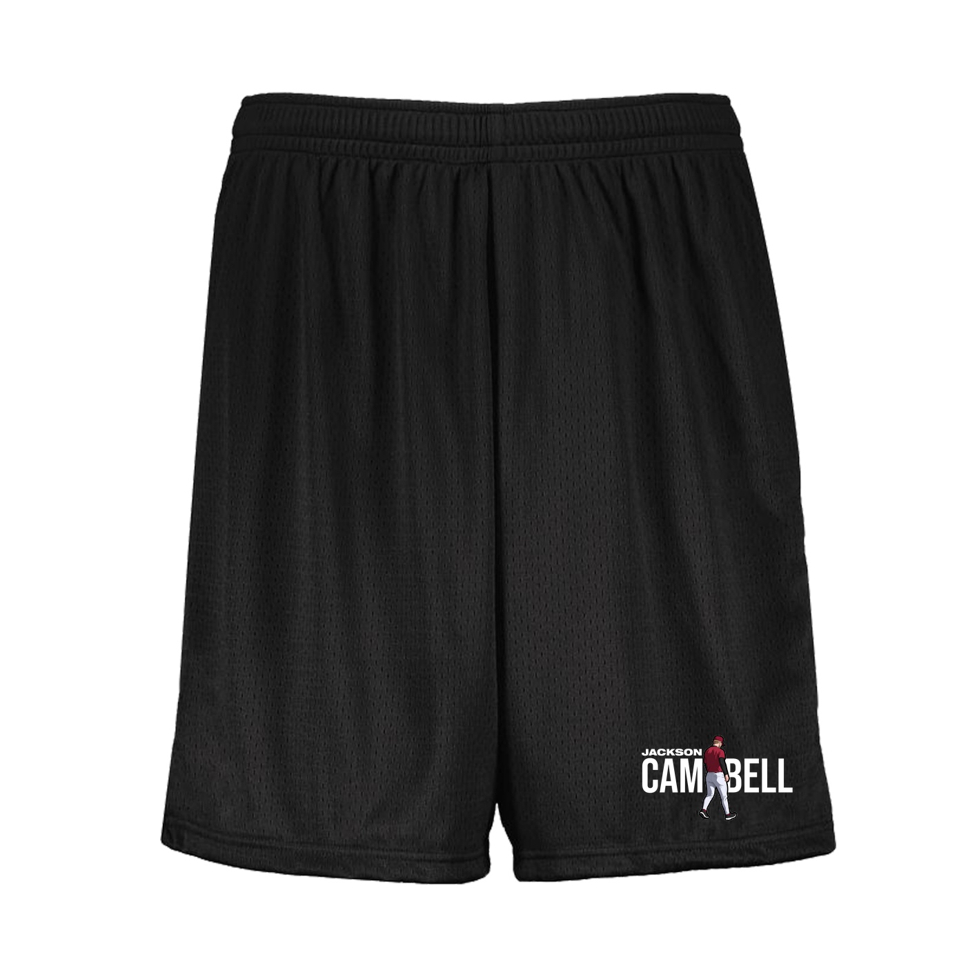 Shorts — Player Name in Black