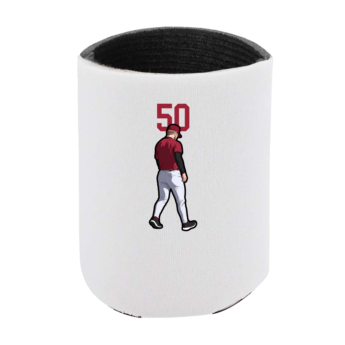 Can Holder — Number Top in White