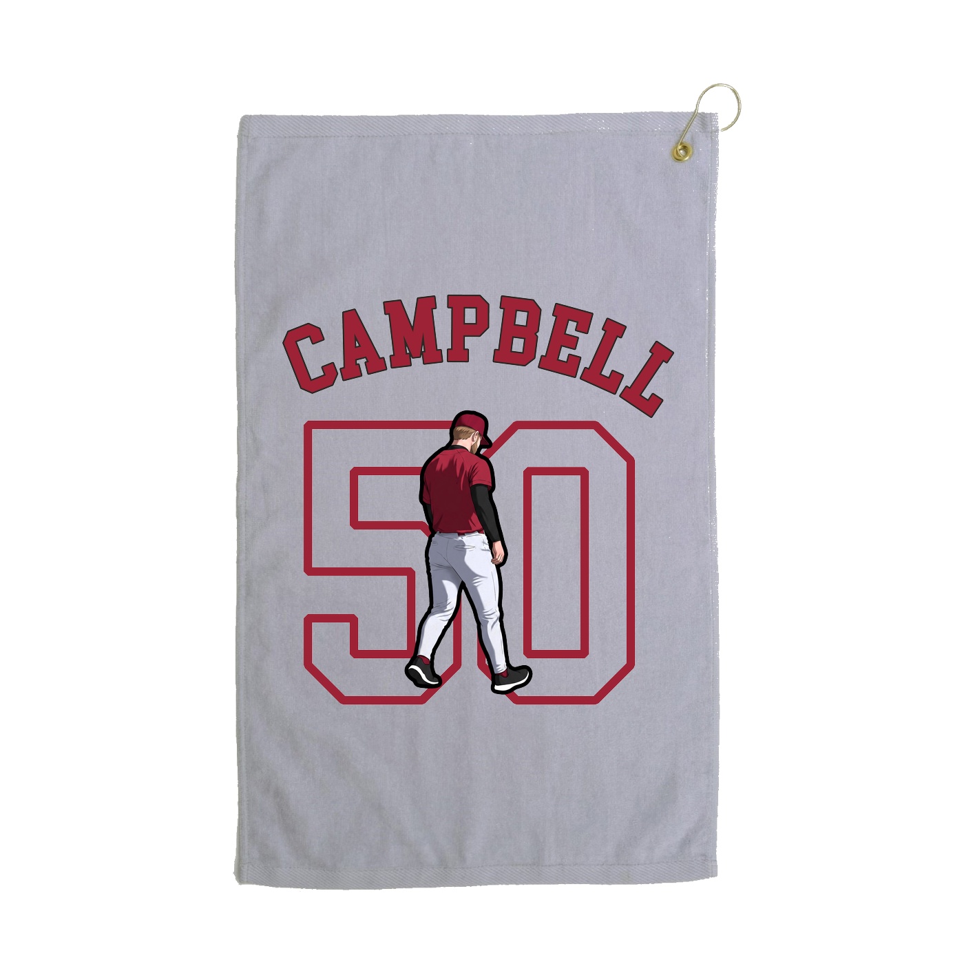 Golf Towel — Shirsey Arch in Grey