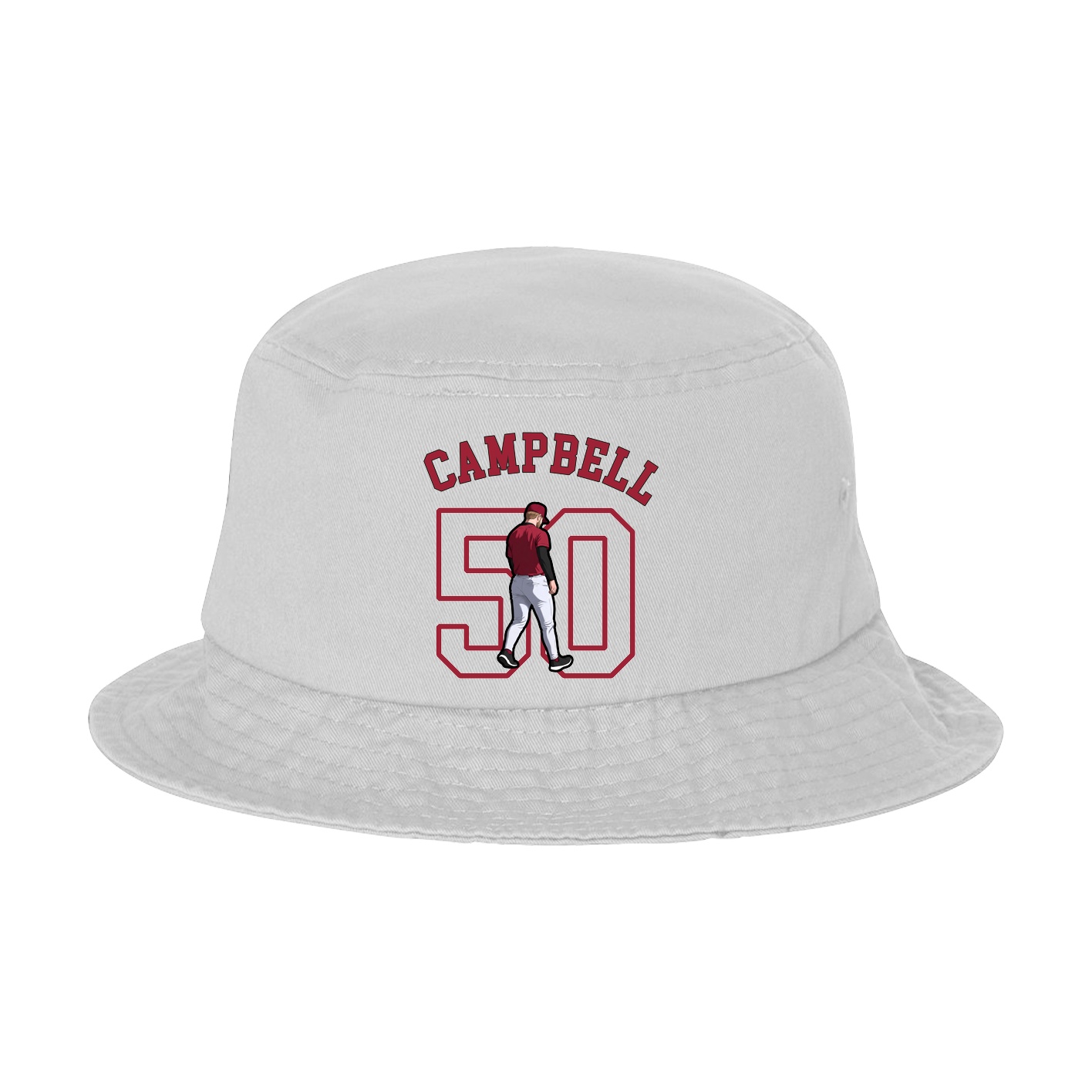 Bucket Cap — Shirsey Arch in White