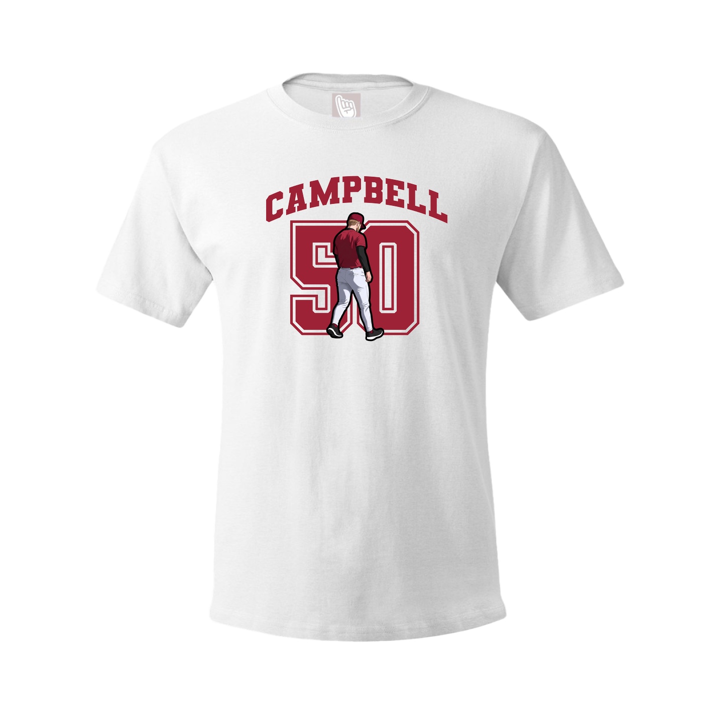 Tee — Number in White