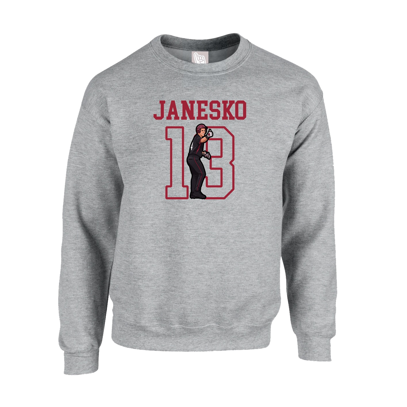 Fleece Crew — Shirsey in Grey