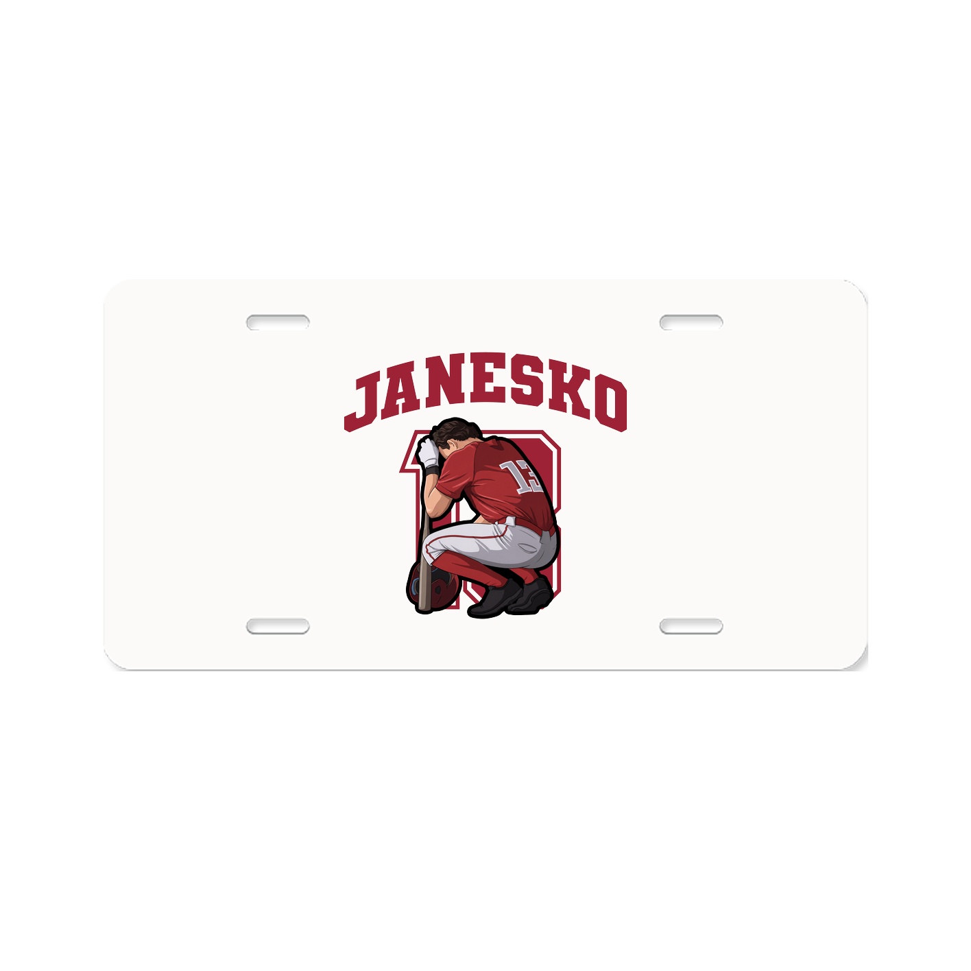 License Plate — Number in Classic