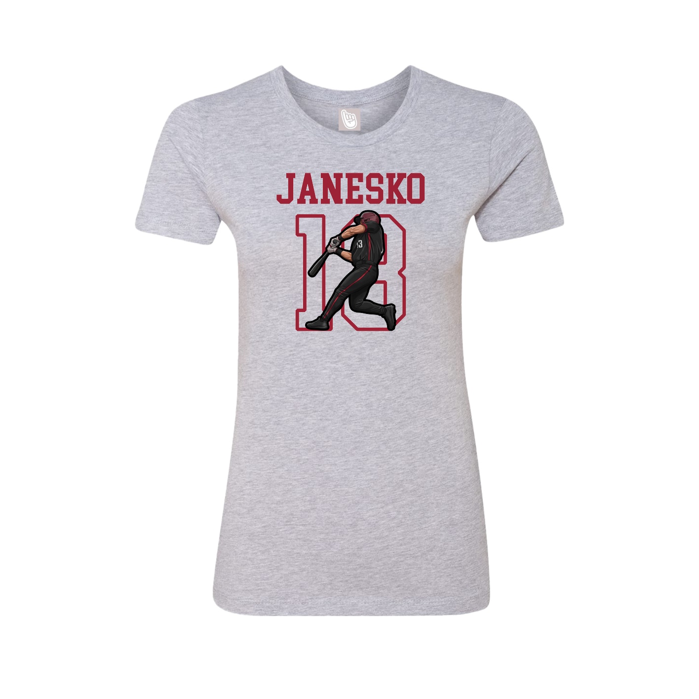 Fitted Women's Tee — Shirsey in Grey