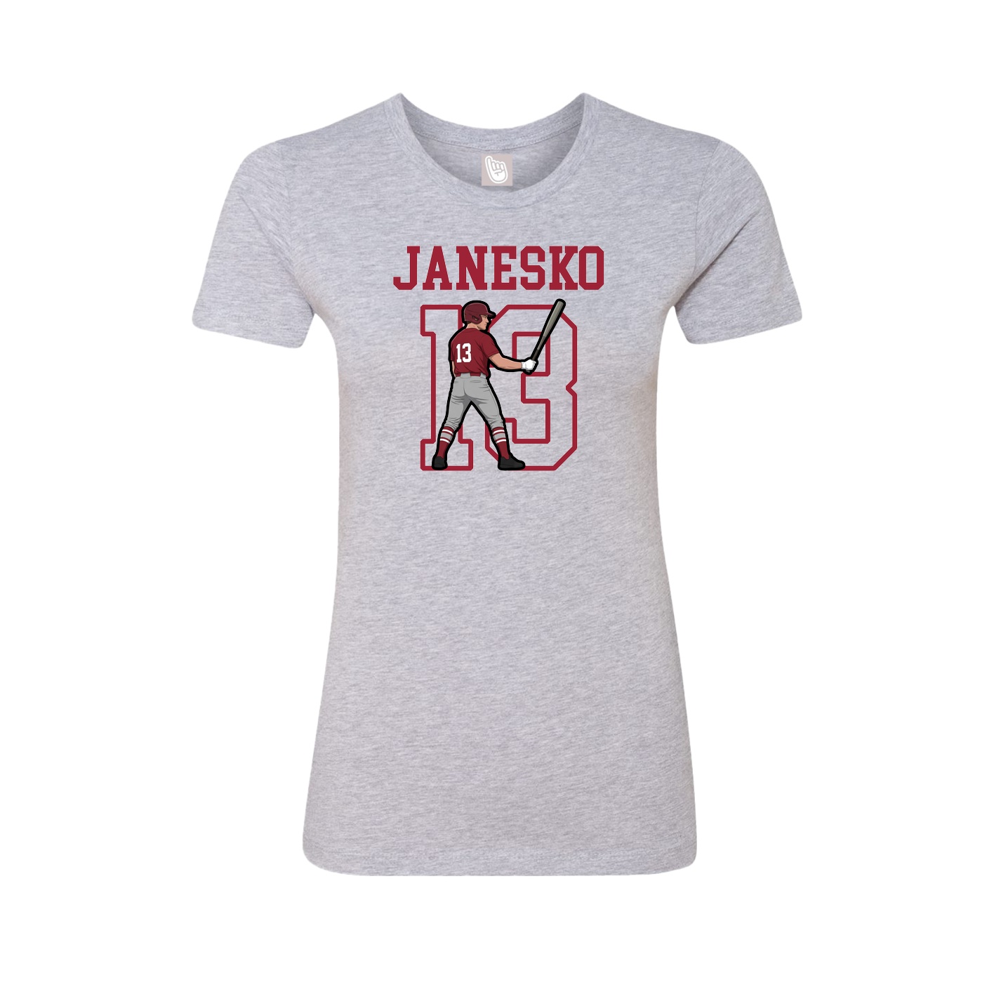 Fitted Women's Tee — Shirsey in Grey