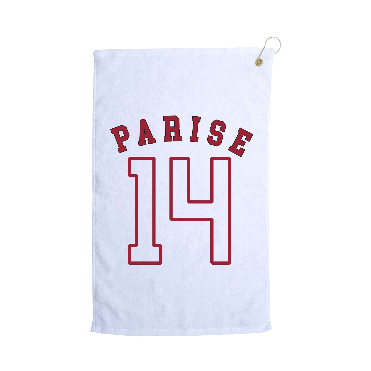 Golf Towel — Shirsey Arch in White