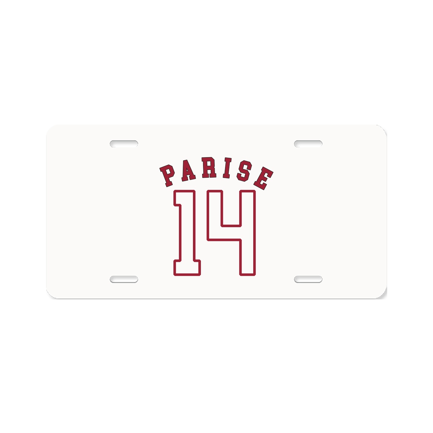 License Plate — Shirsey Arch in Classic
