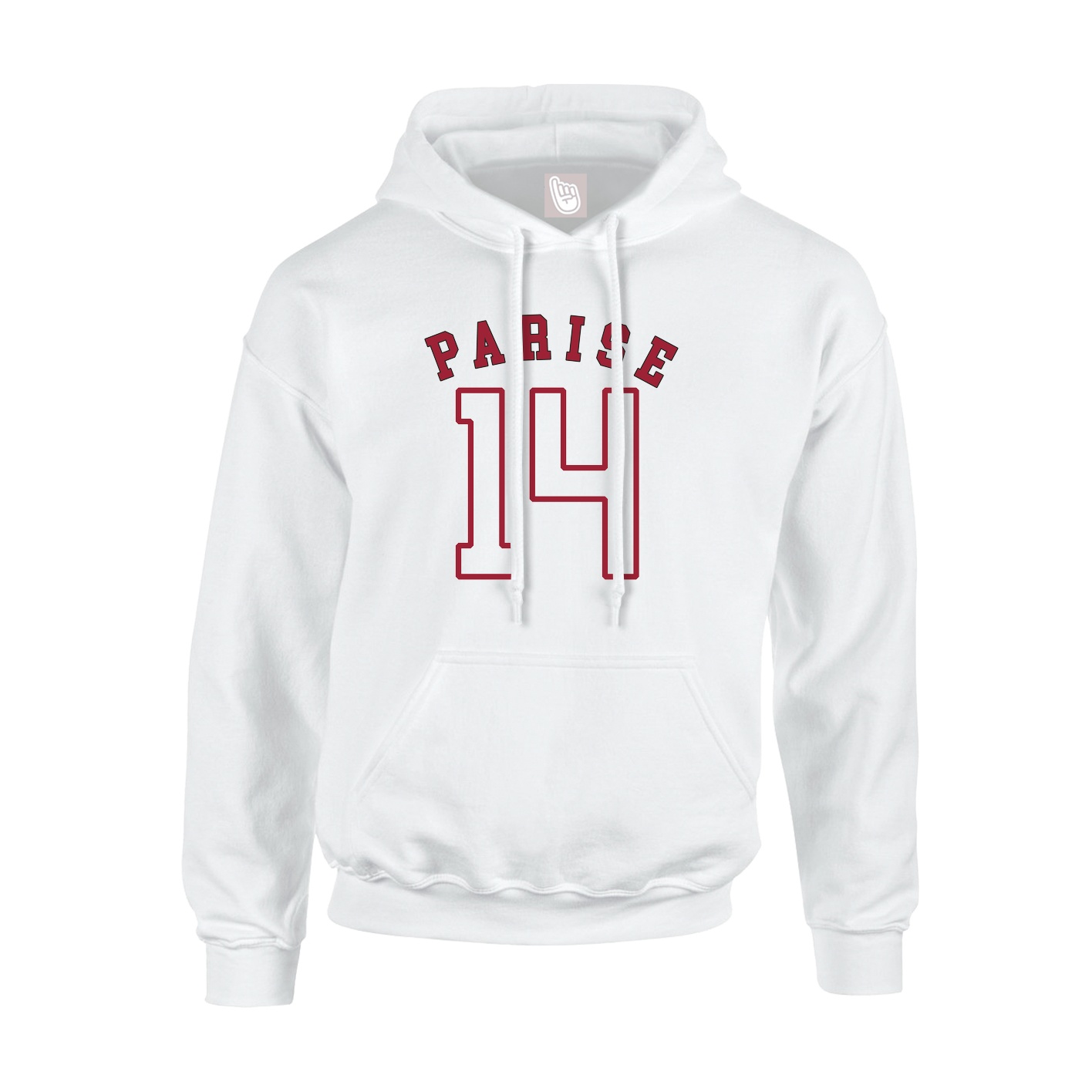 Hoodie — Shirsey Arch in White