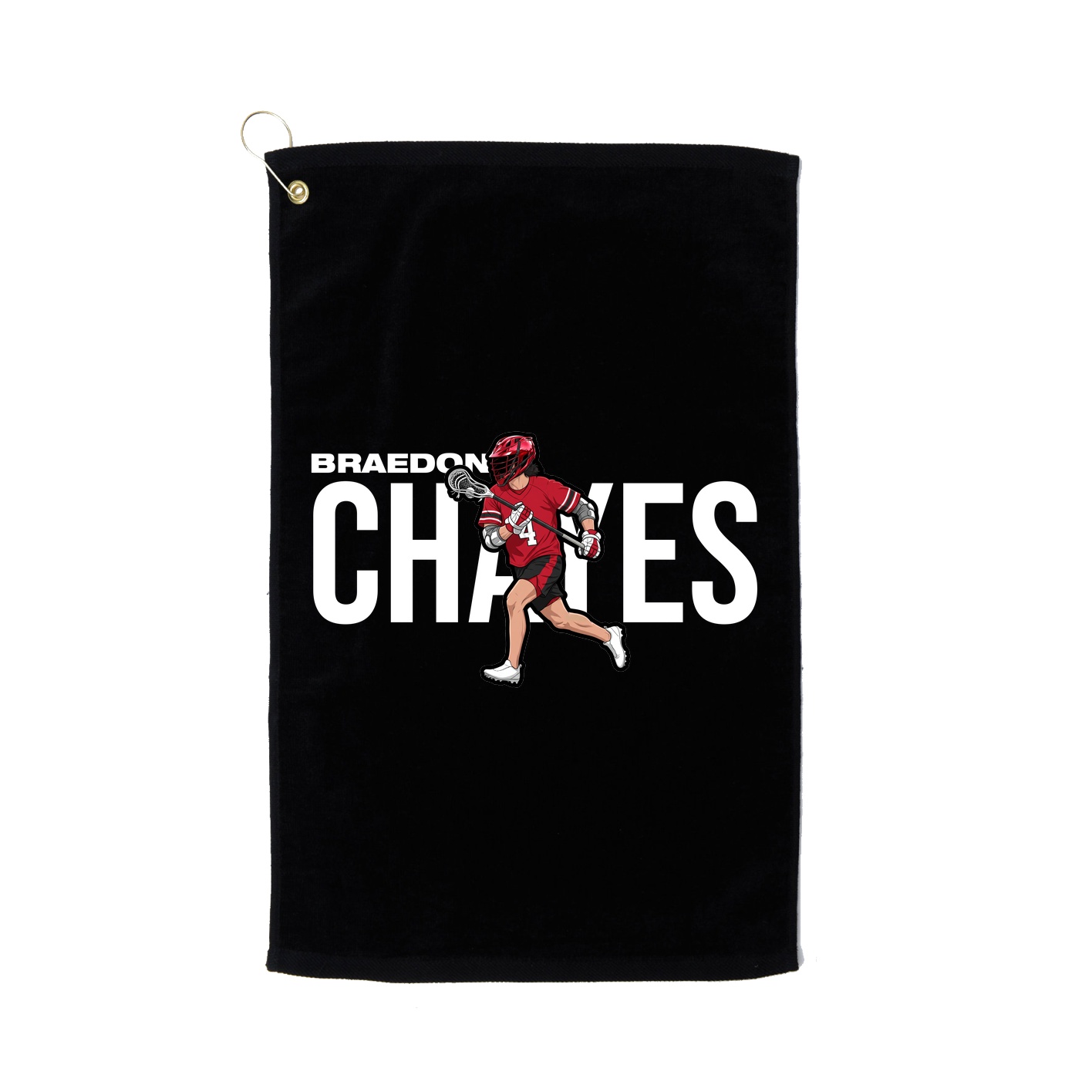 Golf Towel — Player Name in Black