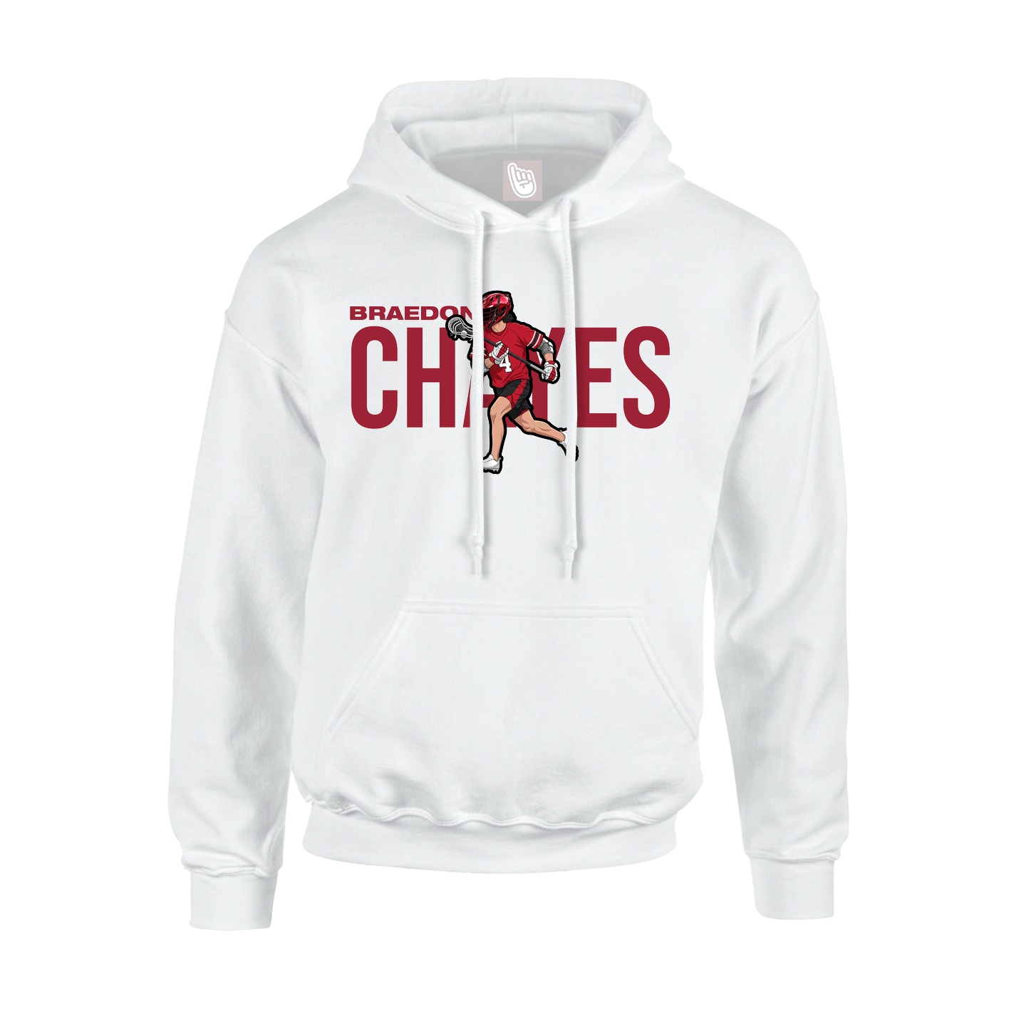 Hoodie — Player Name in White