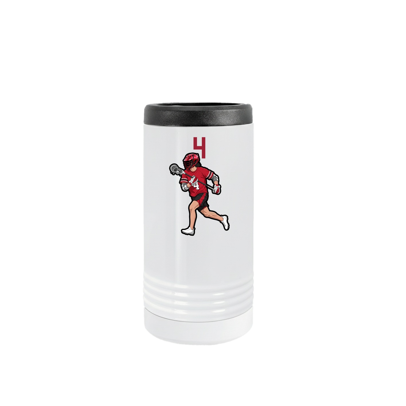 Slim Beverage Holder — Number Top in White