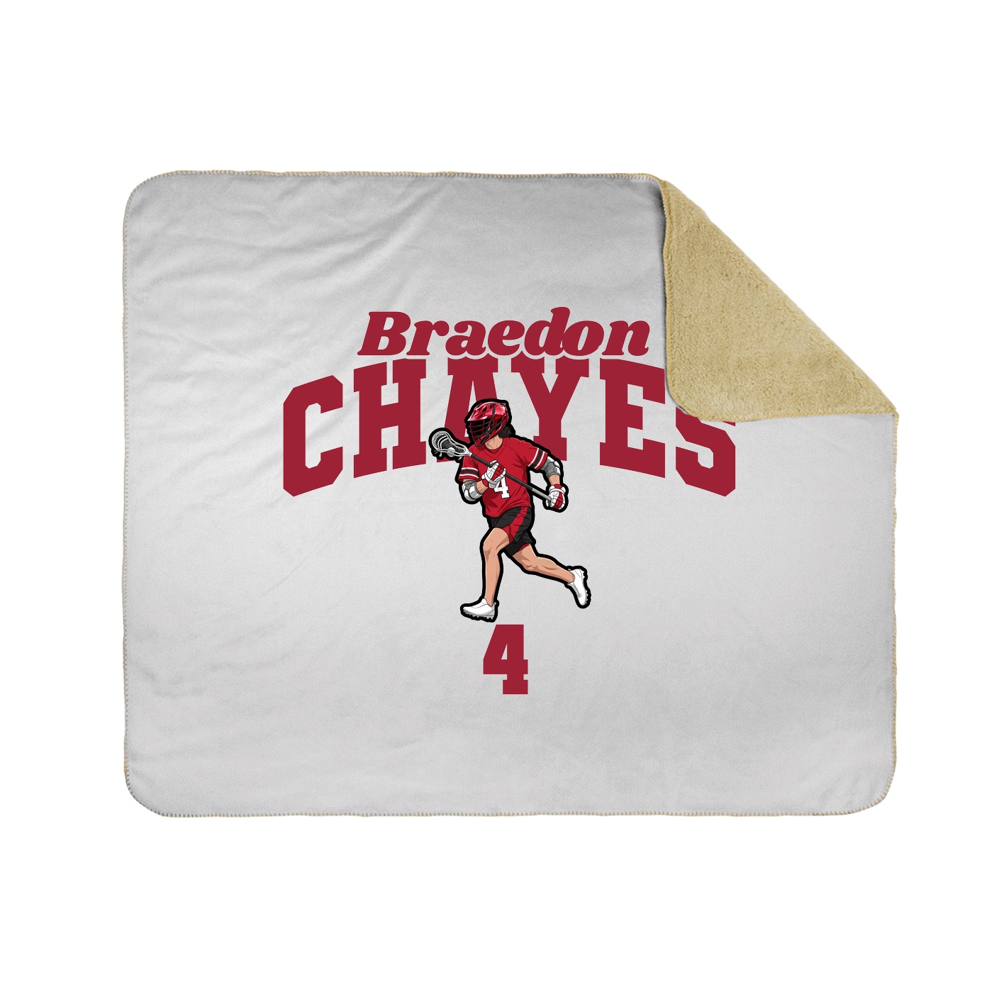 Throw Blanket — Signature Arch in White