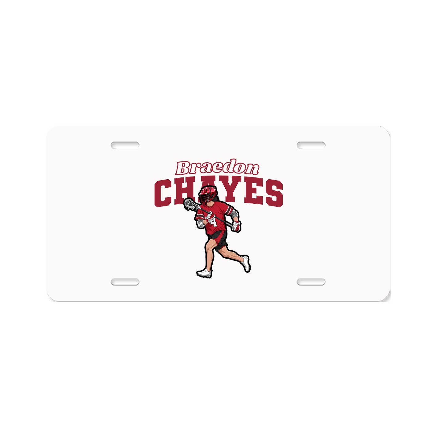 License Plate — Name Arch in Classic