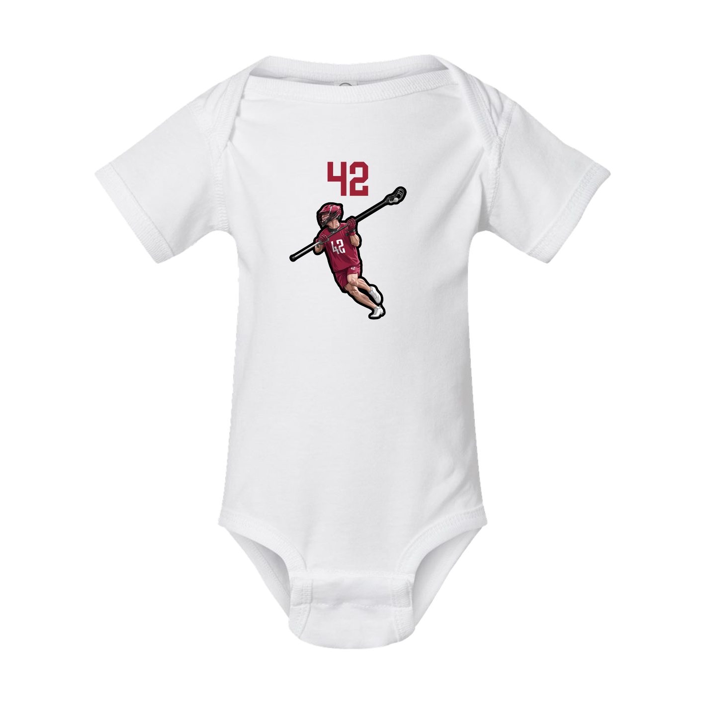 Baby Onesie — Number Top in White